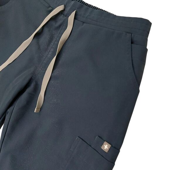 Figs Yola Skinny Scrub Pants Womens XS Teal Lightweight Comfort Uniform Work - Picture 3 of 12